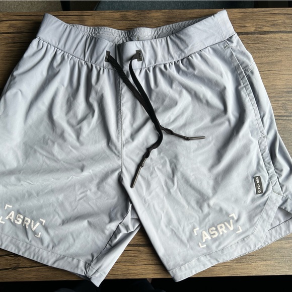 ASRV Tetra-Lite 7” - Linerless Short - Sage/White - Right Pocket Zipper - Picture 4 of 8